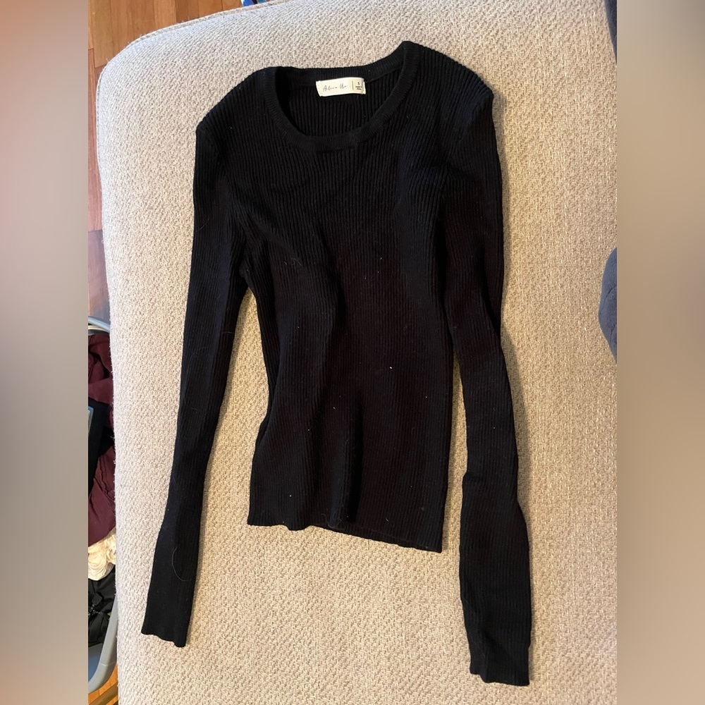active usa Black Long Sleeve Top